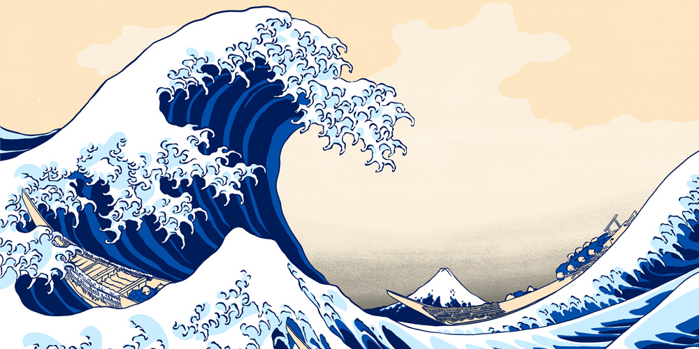 Tokyo Design Studio Serie Hokusai