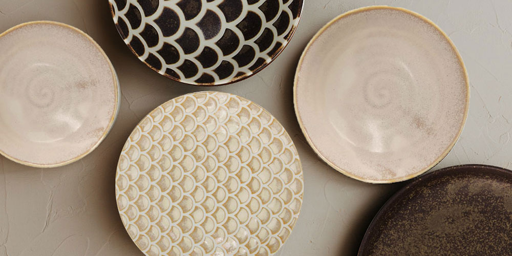 Asian plate with fine food