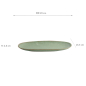Preview: TDS, Plate, Vert Sauge, 28.5 cm x 14 cm, Item No. 16657