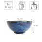 Preview: Cobalt Blue Schale bei Tokyo Design Studio (Bild 5 von 5)