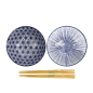 Preview: 2 pcs Tayo Bowl with Chopsticks at Tokyo Design Studio (picture 2 of 7)