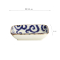 Preview: TDS, Square Bowl, Ten Karakusa, 9.5 cm x 7 cm, Item No. 18899
