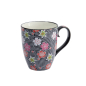 Preview: Schwarz Kawaii Blume Tasse in Geschenkbox bei Tokyo Design Studio (Bild 2 von 2)