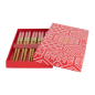 Preview: Red Multi Pattern Chopstick Set 5 pair at Tokyo Design Studio (picture 5 of 5)