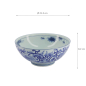 Preview: Mixed Bowls Aizome Karakusa Ramen Schale bei Tokyo Design Studio (Bild 7 von 7)