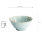 Preview: Light Blue Sakura Reis Schale bei Tokyo Design Studio (Bild 5 von 5)