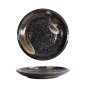 Preview: Arahake Black/Brown Large Round Plate at Tokyo Design Studio (picture 1 of 5)
