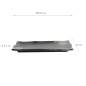 Preview: TDS, Large Plate, Black, 33x15x2.7cm, Item No. 21996