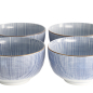 Preview: TDS, Bowls Set, 4-piece set, Sendan Tokusa, Ø 12.8 cm, Item No. 22511