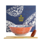 Preview: TDS, Ramen Bowl in Gift Box, Mixed Bowls Sakura, 3-piece set, Ø19.7 x 7 cm (1000 ml), Item No. 22540