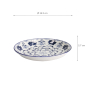 Preview: Tokyo Blue Botan Round plate at Tokyo Design Studio (picture 5 of 5)