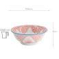 Preview: Lily Flower Rd/bl 2 Ramen Schalen Geschankset bei Tokyo Design Studio (Bild 7 von 7)