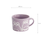 Preview: TDS, Tasse, Kawaii Rabbit, Lila, Ø 8 x 6 cm - Art Nr. 33393