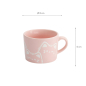 Preview: TDS, Tasse, Kawaii Cat, Rosa, Ø 8 x 6 cm - Art Nr. 33394
