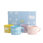 Preview: TDS, Mug Giftset, 4-piece set, Kawaii Animals, Ø 8 x 6cm, Item No. 33396