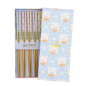 Preview: Blue Lotus Chopstick Set 5 pair at Tokyo Design Studio (picture 1 of 4)