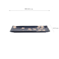 Preview: TDS, Rectangular Plate, Sakura, Navy, 28.5x12.5cm, Item No. 33490