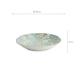 Preview: TDS, Plate, Fujisakura, Green Ø 22x4 cm, Item No. 33709