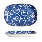 Preview: Tokyo Blue Karakusa Oblong Teller bei Tokyo Design Studio (Bild 1 von 6)