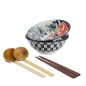 Preview: TDS, Ramen Bowl in Gift Box, Asakusa, 6-piece set, Ø 20.5x8cm 1250ml, Item No. 33608