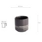 Preview: TDS, Sake cup, Black Maru, Ø 4.5x5cm 50ml, Item No. 7492