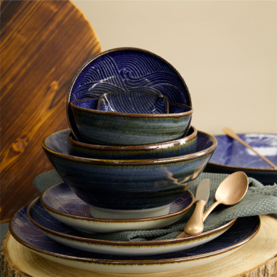 TDS, Bowl, Seigaiha, Ø 12.5 x4.2 cm, Item No. 14210