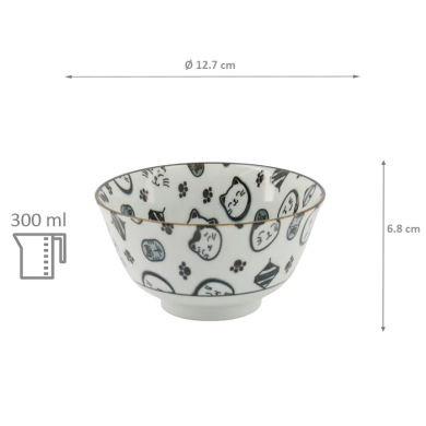 Kawaii Glückskatze (Lucky Cat) Neko Schale bei Tokyo Design Studio (Bild 5 von 5)