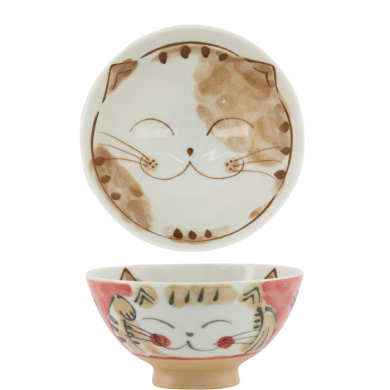 Fuku Cat Neko Reis Schale bei Tokyo Design Studio (Bild 1 von 5)