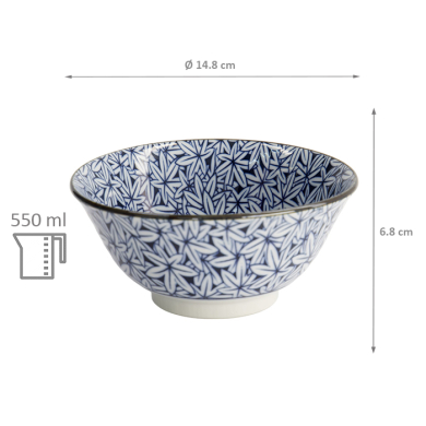 Hana Blue Mixed Bowls Bowl at Tokyo Design Studio (picture 6 of 6)