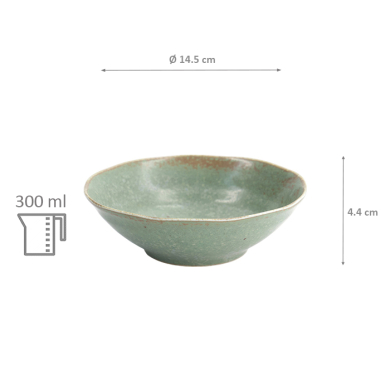 TDS, Bowl, Vert Sauge, Ø 14.5 cm, Item No. 16925