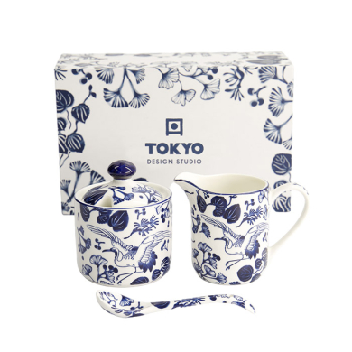 Flora Japonica Milk jug and sugar bowl set at Tokyo Design Studio (picture 1 of 8)