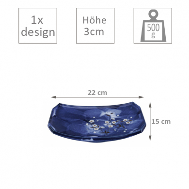 Blue Sakura Sushi Set at Tokyo Design Studio (picture 2 of 3)