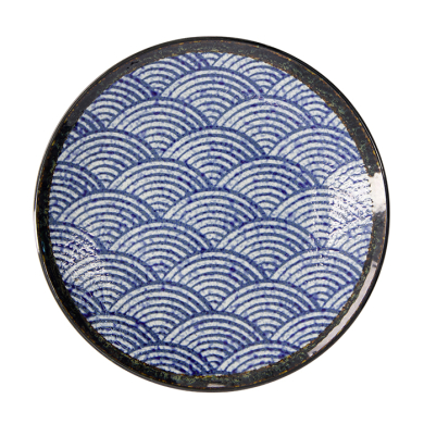 Aisai Seigaiha Plate at Tokyo Design Studio (picture 3 of 6)