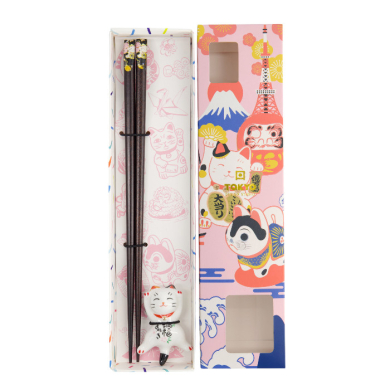 Geschenkset Essstäbchen inklusive Ablage bei Tokyo Design Studio