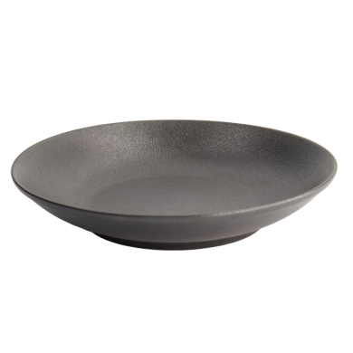 Yuzu Schwarz Tiefe Reisplatte Ø 25.2x4.7cm  Teller bei Tokyo Design Studio (Bild 2 von 6)