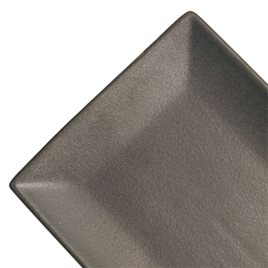 TDS, Teller, Yuzu Schwarz Rechteckiger Teller 34.3x19.4x2.4cm, Art.-Nr. 20389