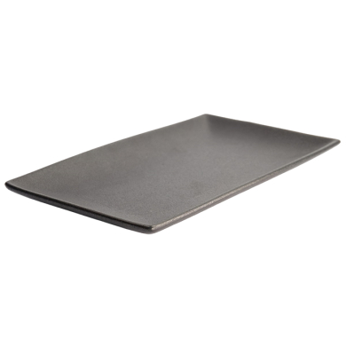 27.1x16.1x2.4cm Yuzu Black Rect. Plate at Tokyo Design Studio (picture 5 of 7)
