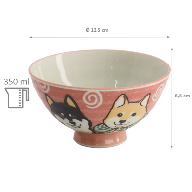 Kawaii Shiba-Dog Reis-Schale bei Tokyo Design Studio (Bild 5 von 5)