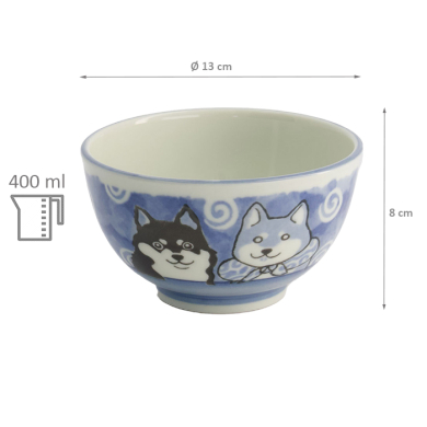 Kawaii Shiba-Dog Reis Schale bei Tokyo Design Studio (Bild 5 von 5)