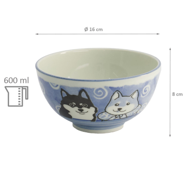 Kawaii Shiba-Dog Reis Schale bei Tokyo Design Studio (Bild 3 von 3)