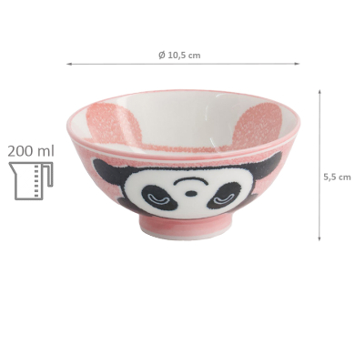 Kawaii Panda Reis-Schale bei Tokyo Design Studio (Bild 5 von 5)