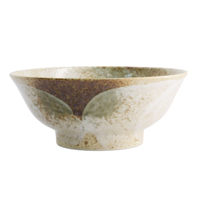 Yukishino White/Brown Noodle Bowl  at Tokyo Design Studio (picture 4 of 6)