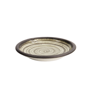 Black/White Asashio Round Plate at Tokyo Design Studio (picture 2 of 5)