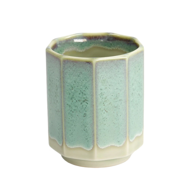 Weiß/Aqua Glaze Teebecher bei Tokyo Design Studio (Bild 2 von 6)