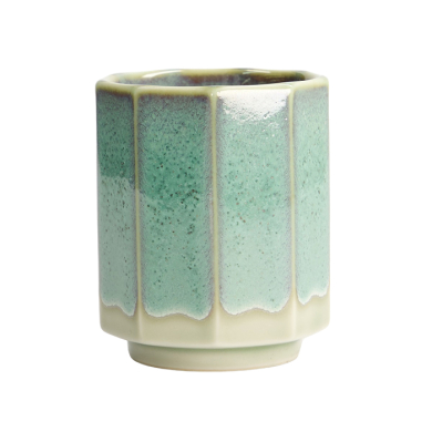 Weiß/Aqua Glaze Teebecher bei Tokyo Design Studio (Bild 3 von 6)