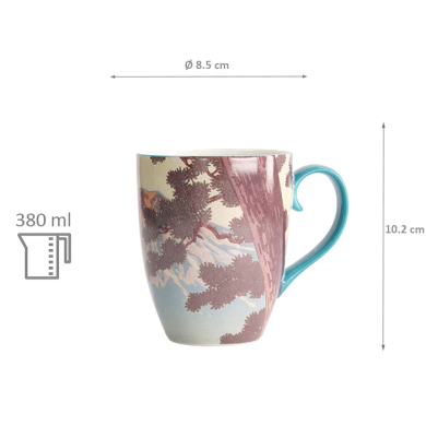 Ø 8,5x10,2cm 380ml Kawaii Fuji Tasse in Geschenkbox bei Tokyo Design Studio (Bild 6 von 6)