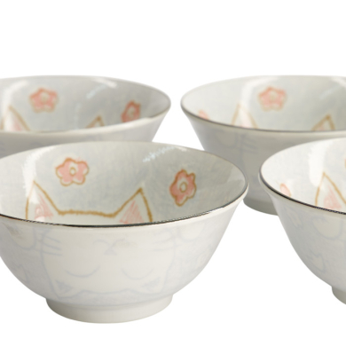 TDS, Schalen Set, 4-tlg., Kawaii Tayo Schalen, Ø 14.8 cm, Art.-Nr. 22035