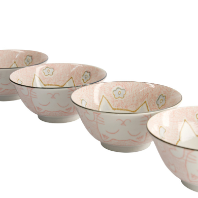 Kawaii Toya Bowls 4 Bowls Set at Tokyo Design Studio (picture 4 of 4)