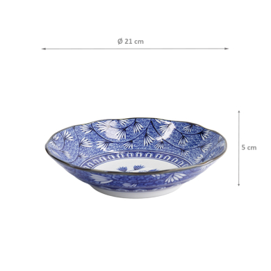 Hana Blue Pasta Plate at Tokyo Design Studio (picture 6 of 6)