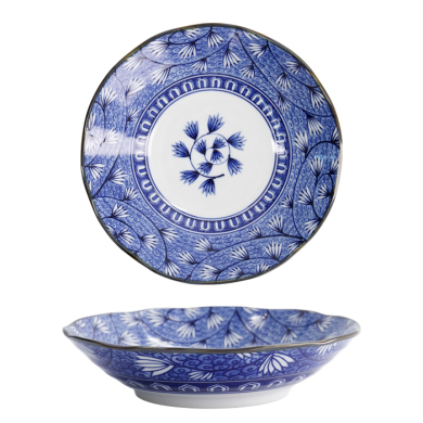 Hana Blue Pasta Plate at Tokyo Design Studio (picture 1 of 6)